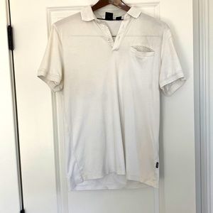 Small Hugo boss white polo size small